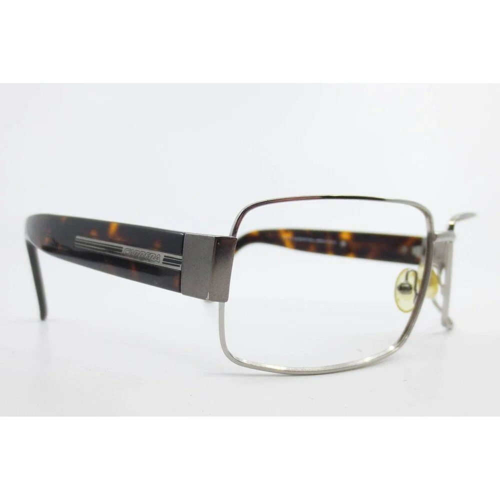 Carrera by Safilo Globetrotter 4 Eyeglasses Silver Tortoise Rectangular